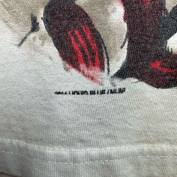 Liquid Blue Boston Red Sox Beige Gray Graphic T-Shirt Medium - Picture 4 of 7